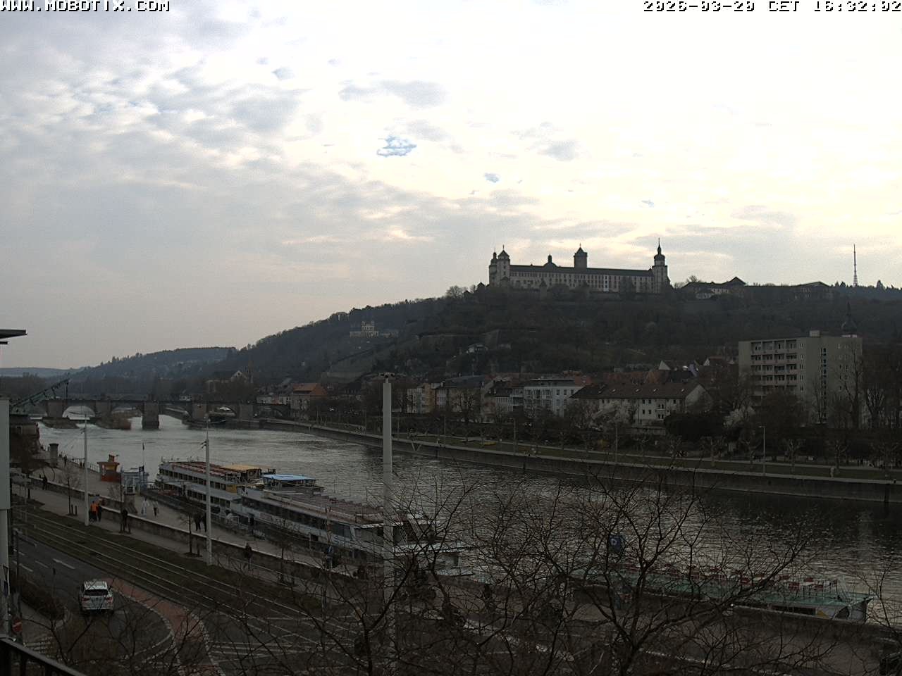 Archived image Webcam Fortress Würzburg, Bavaria