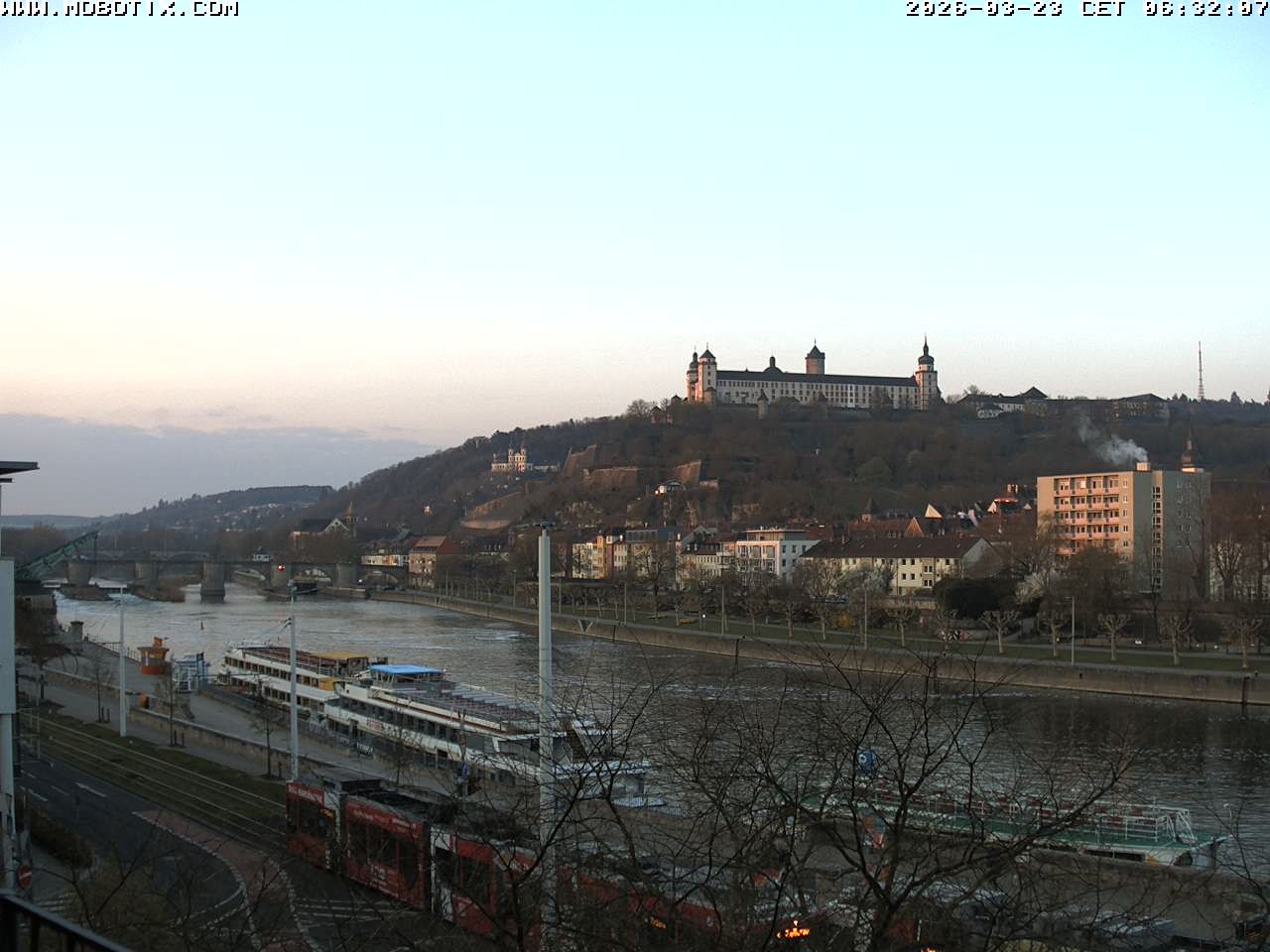 Archiv Foto Webcam Würzburg - Festung Marienberg