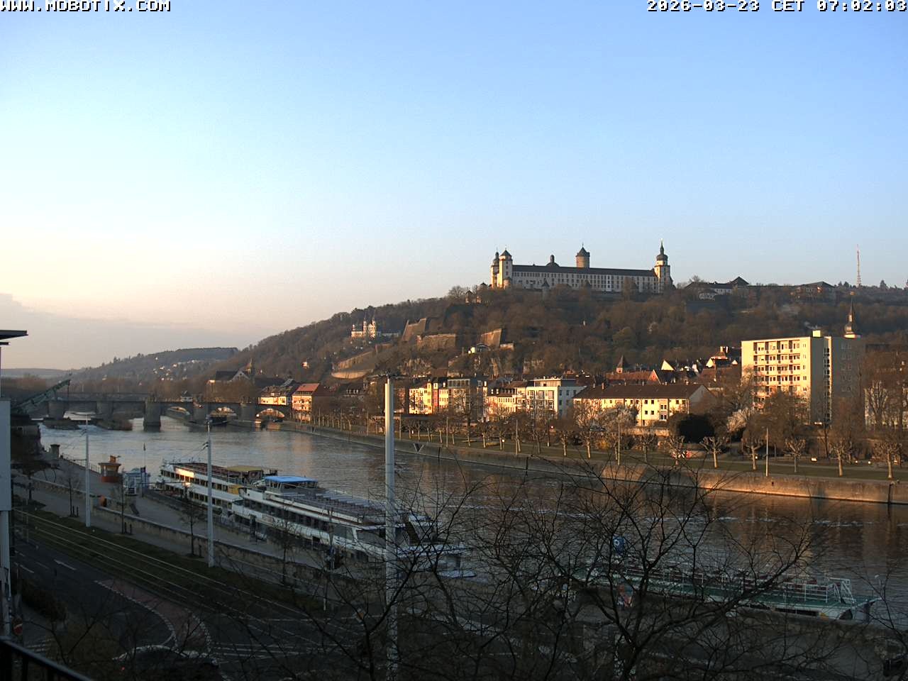 Archiv Foto Webcam Würzburg - Festung Marienberg