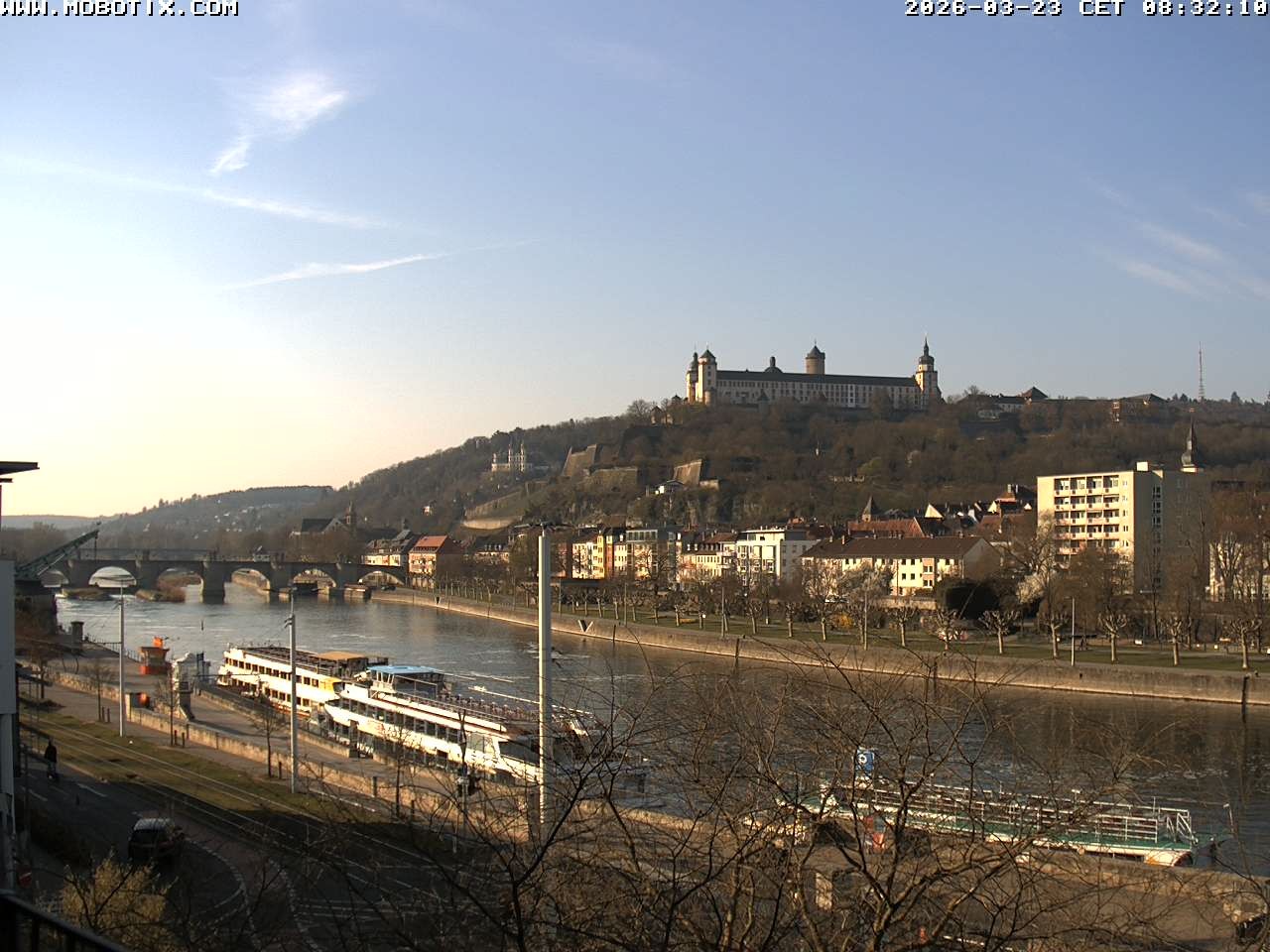 Archiv Foto Webcam Würzburg - Festung Marienberg