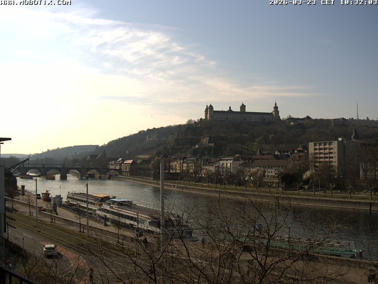 Archiv Foto Webcam Würzburg - Festung Marienberg