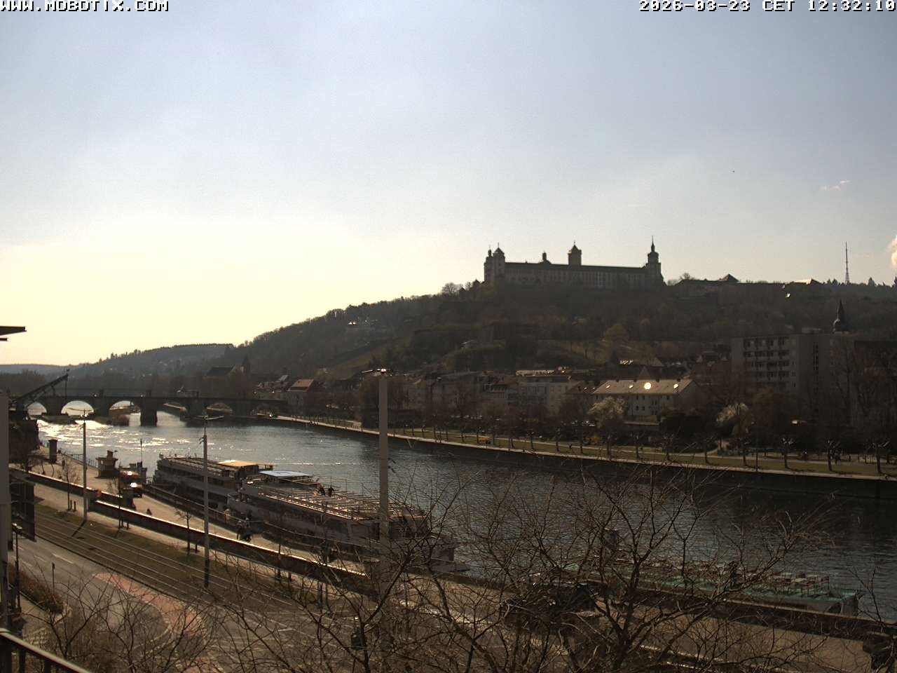 Archiv Foto Webcam Würzburg - Festung Marienberg