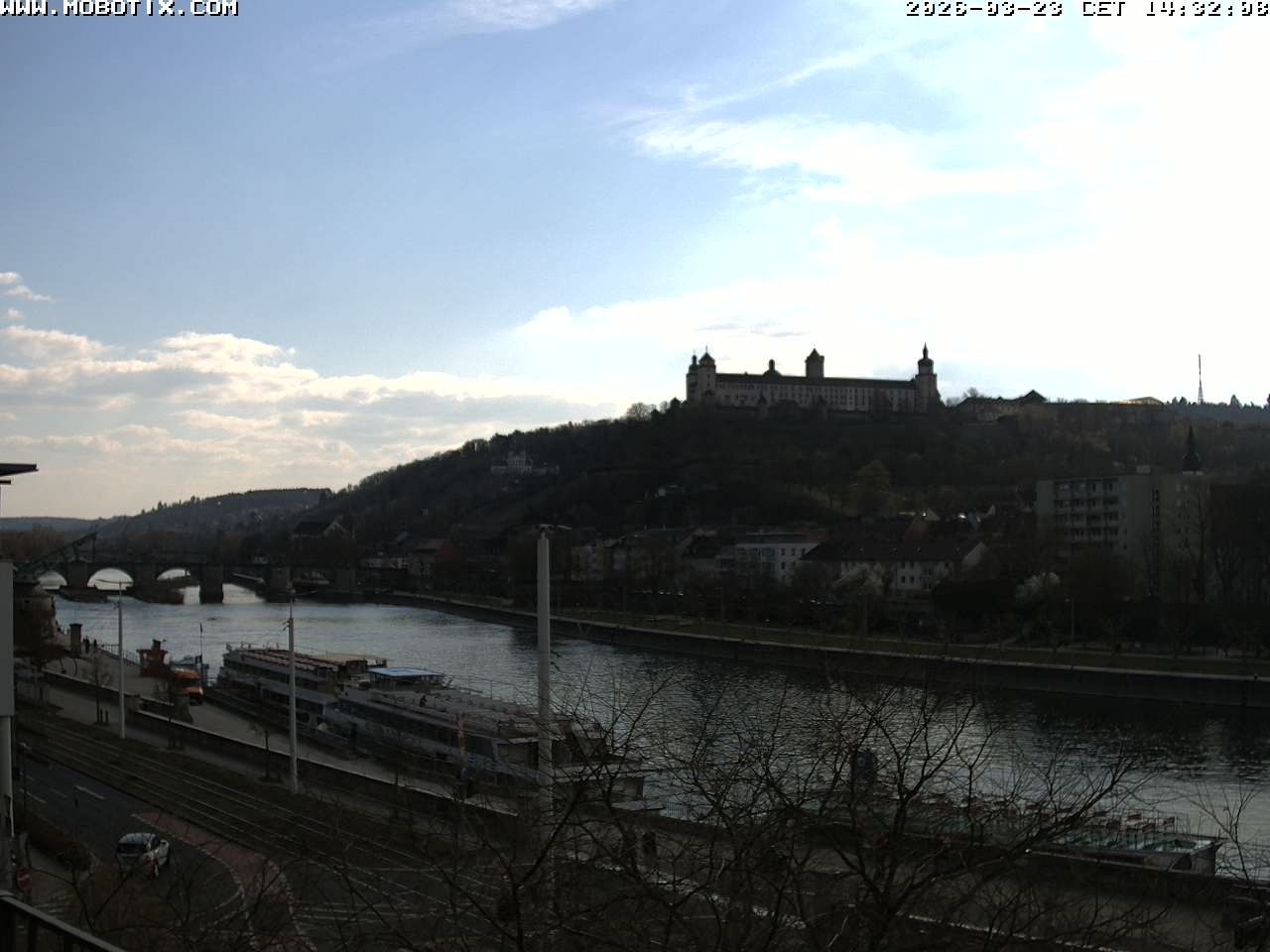 Archiv Foto Webcam Würzburg - Festung Marienberg