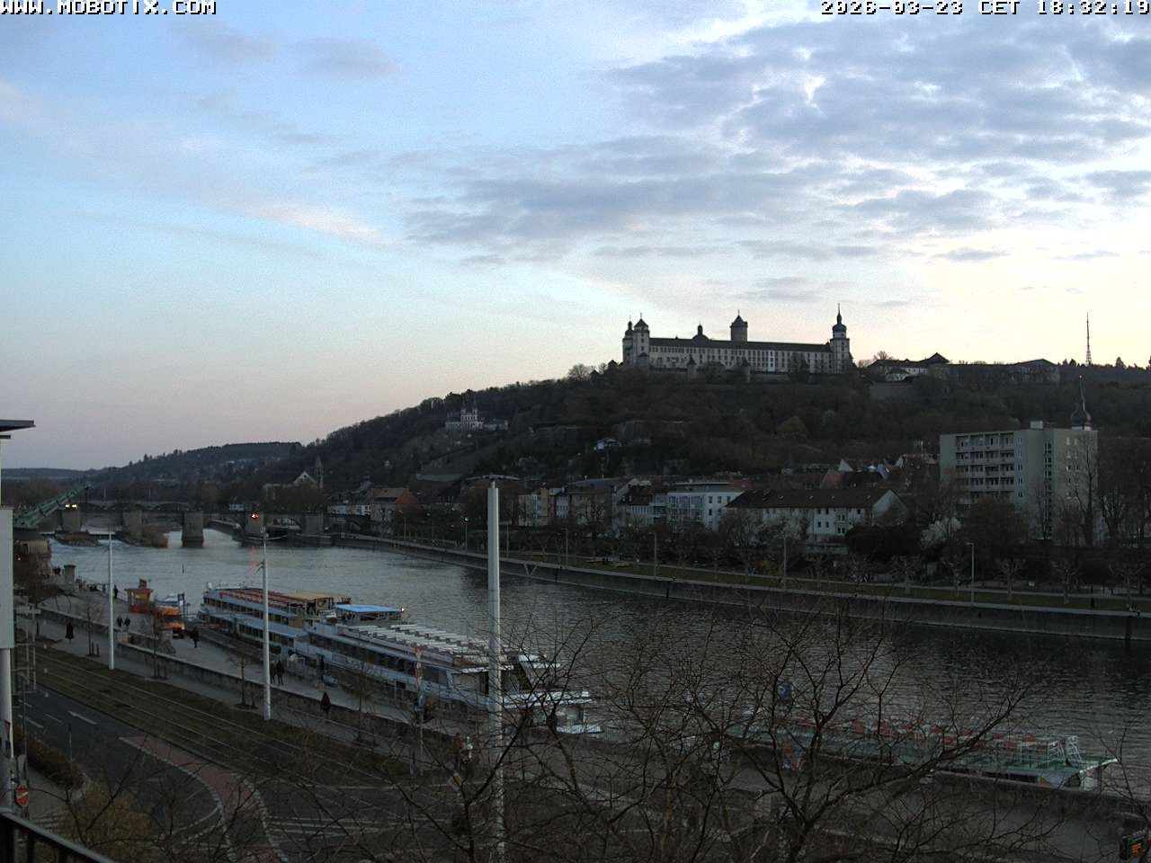 Archiv Foto Webcam Würzburg - Festung Marienberg