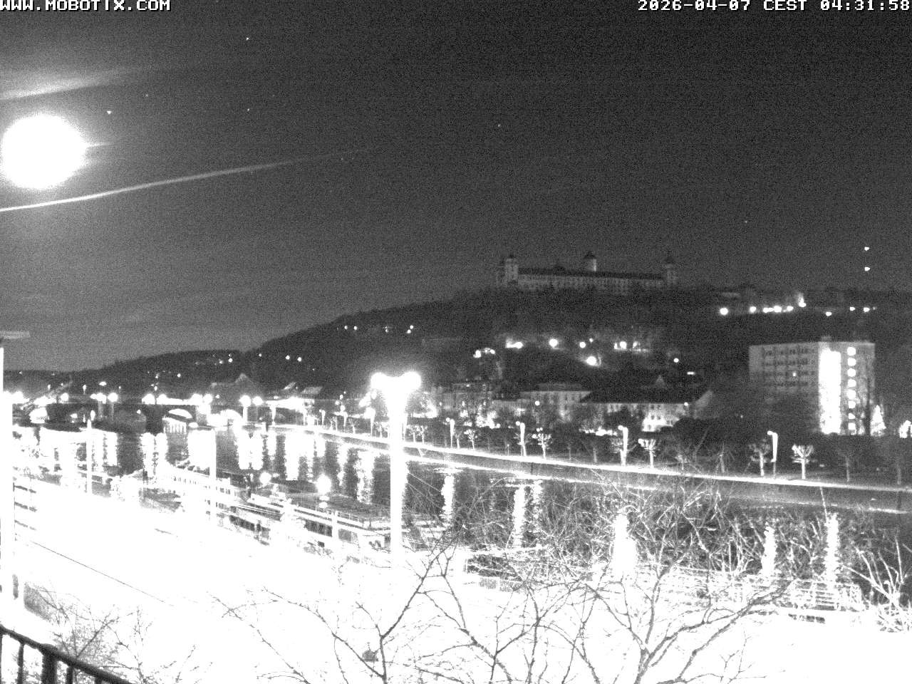 Archiv Foto Webcam Würzburg - Festung Marienberg