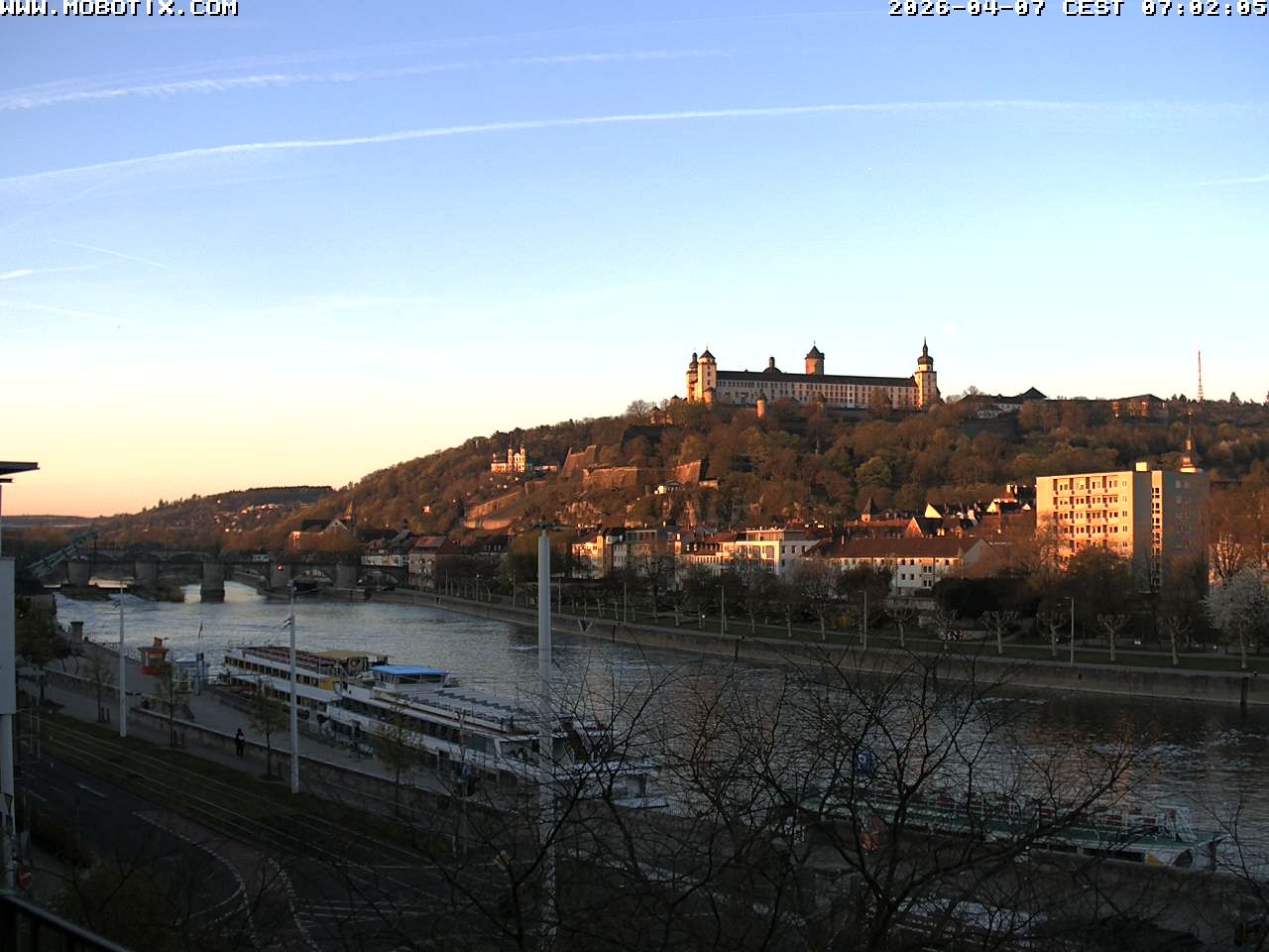Archiv Foto Webcam Würzburg - Festung Marienberg