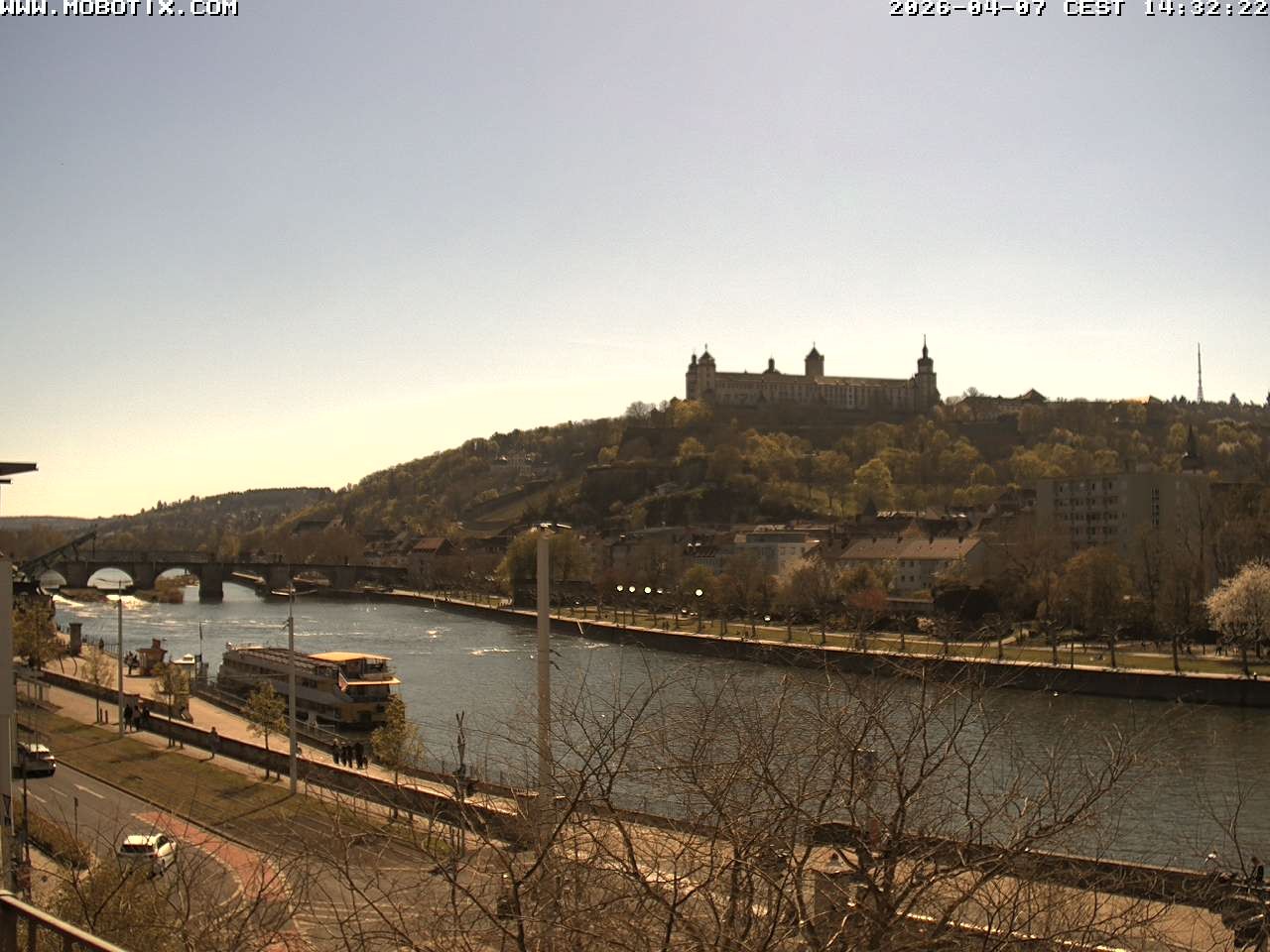 Archiv Foto Webcam Würzburg - Festung Marienberg