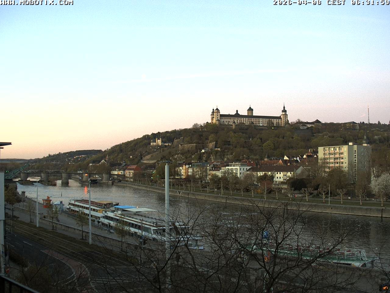 Archiv Foto Webcam Würzburg - Festung Marienberg