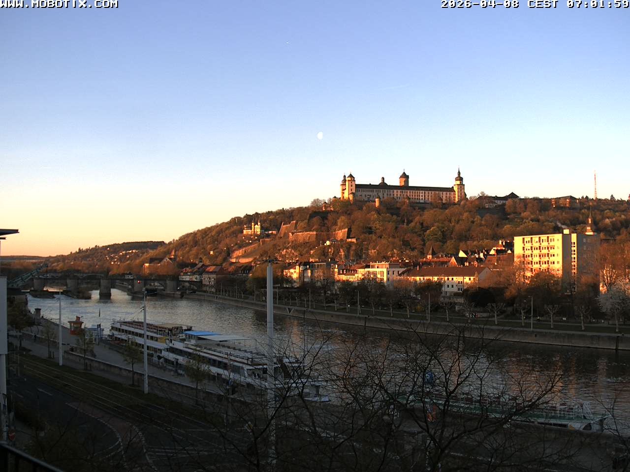 Archiv Foto Webcam Würzburg - Festung Marienberg