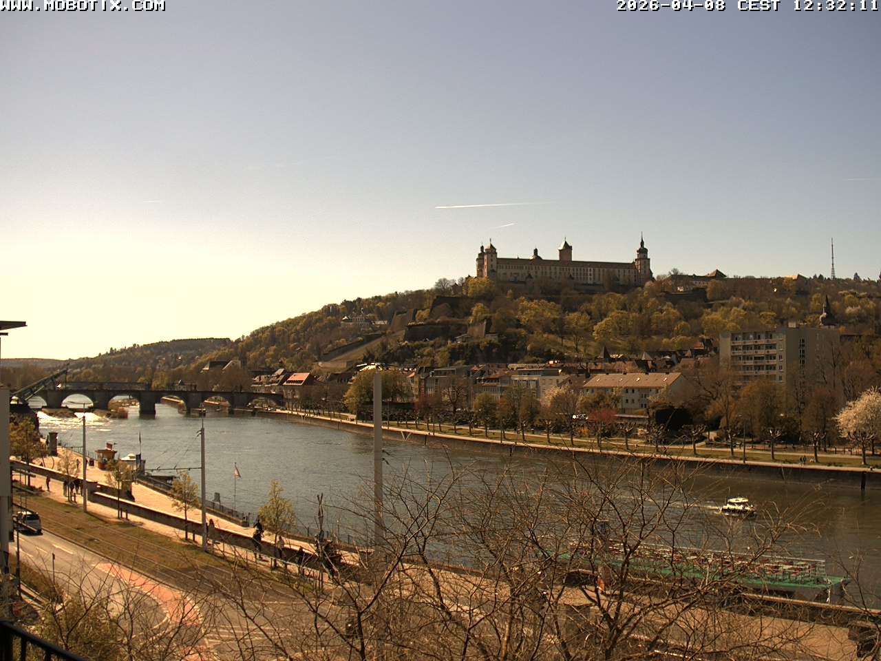 Archiv Foto Webcam Würzburg - Festung Marienberg