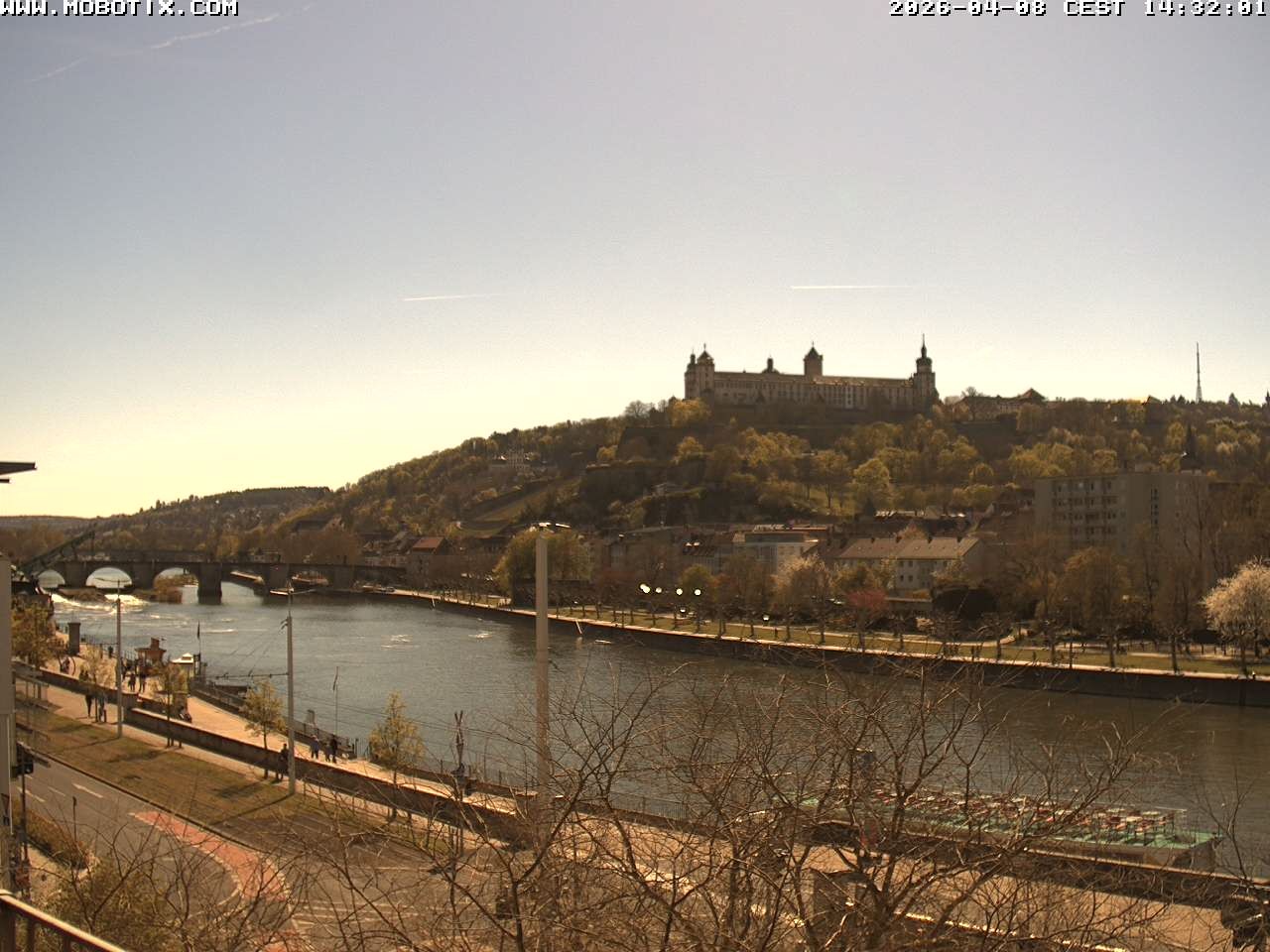 Archiv Foto Webcam Würzburg - Festung Marienberg