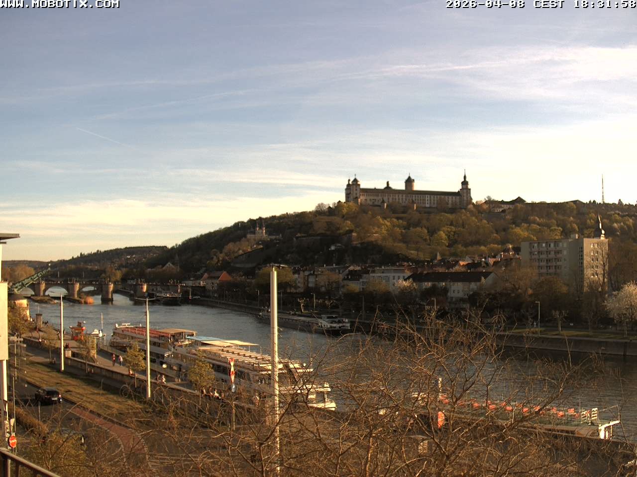 Archiv Foto Webcam Würzburg - Festung Marienberg