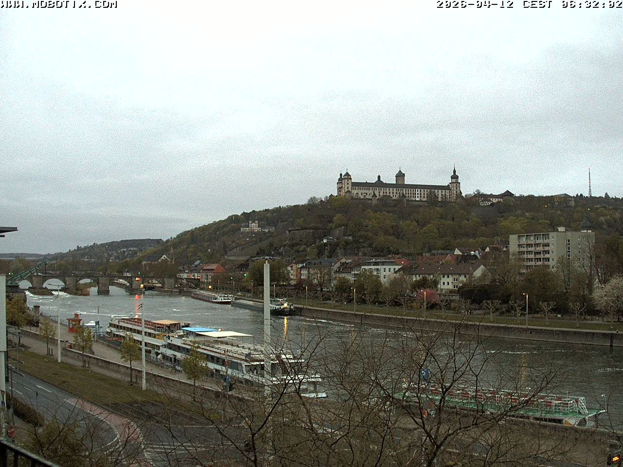 Archiv Foto Webcam Würzburg - Festung Marienberg