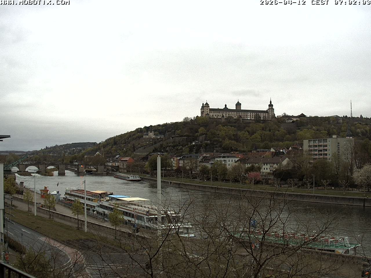 Archiv Foto Webcam Würzburg - Festung Marienberg