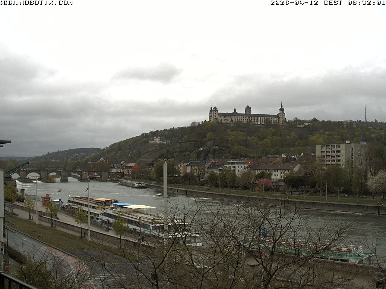 Archiv Foto Webcam Würzburg - Festung Marienberg