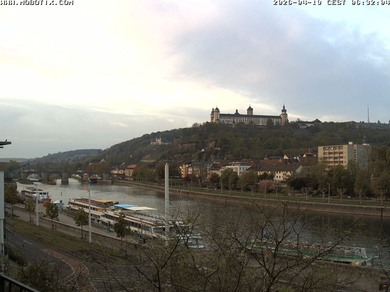 Archived image Webcam Fortress Würzburg, Bavaria