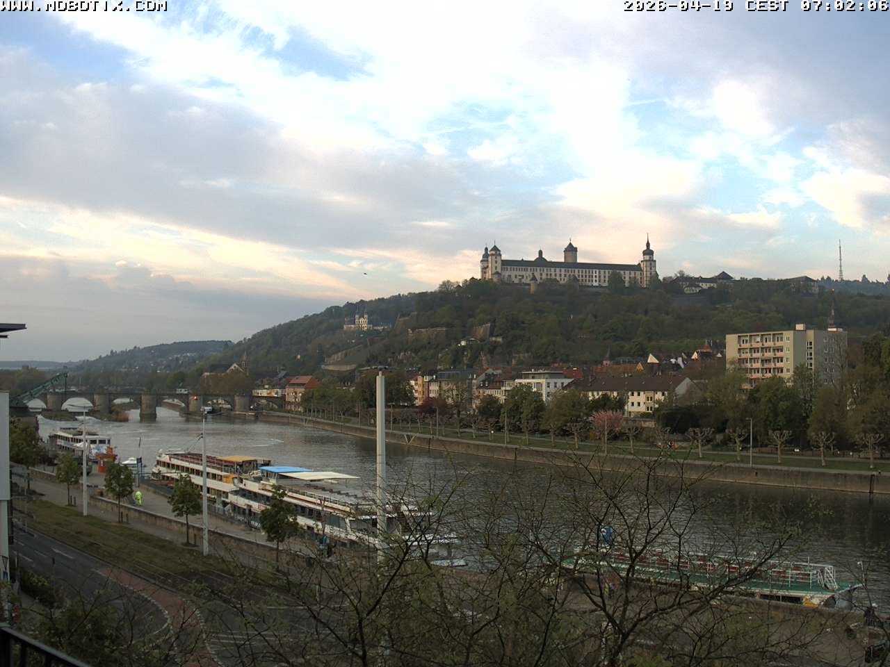 Archived image Webcam Fortress Würzburg, Bavaria