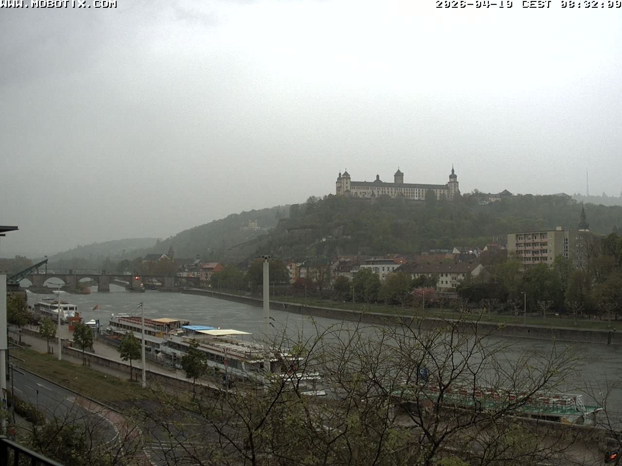 Archived image Webcam Fortress Würzburg, Bavaria