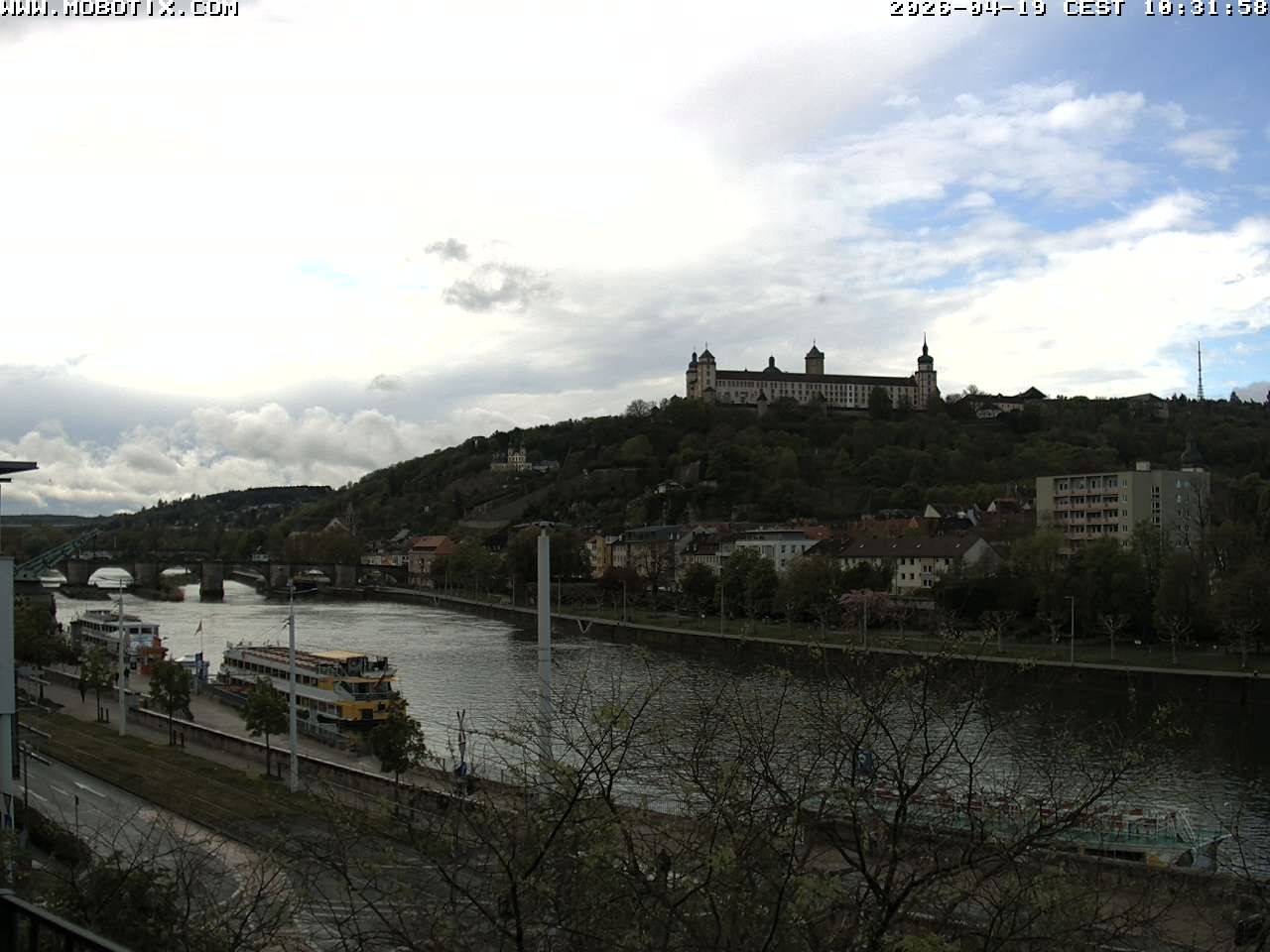 Archived image Webcam Fortress Würzburg, Bavaria