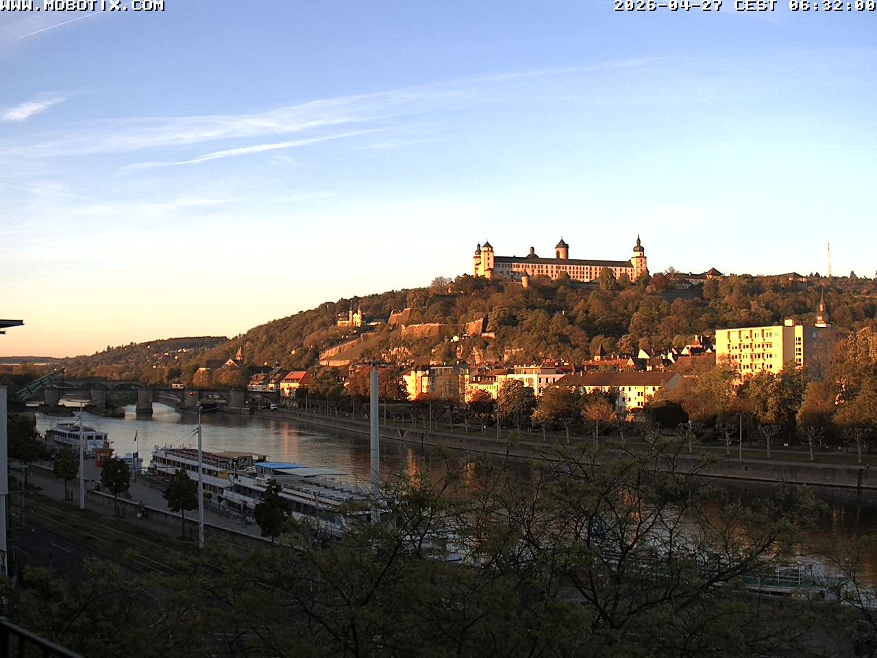 Archiv Foto Webcam Würzburg - Festung Marienberg