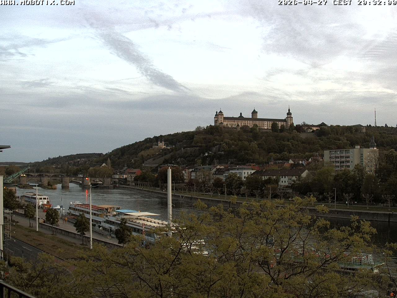 Archiv Foto Webcam Würzburg - Festung Marienberg