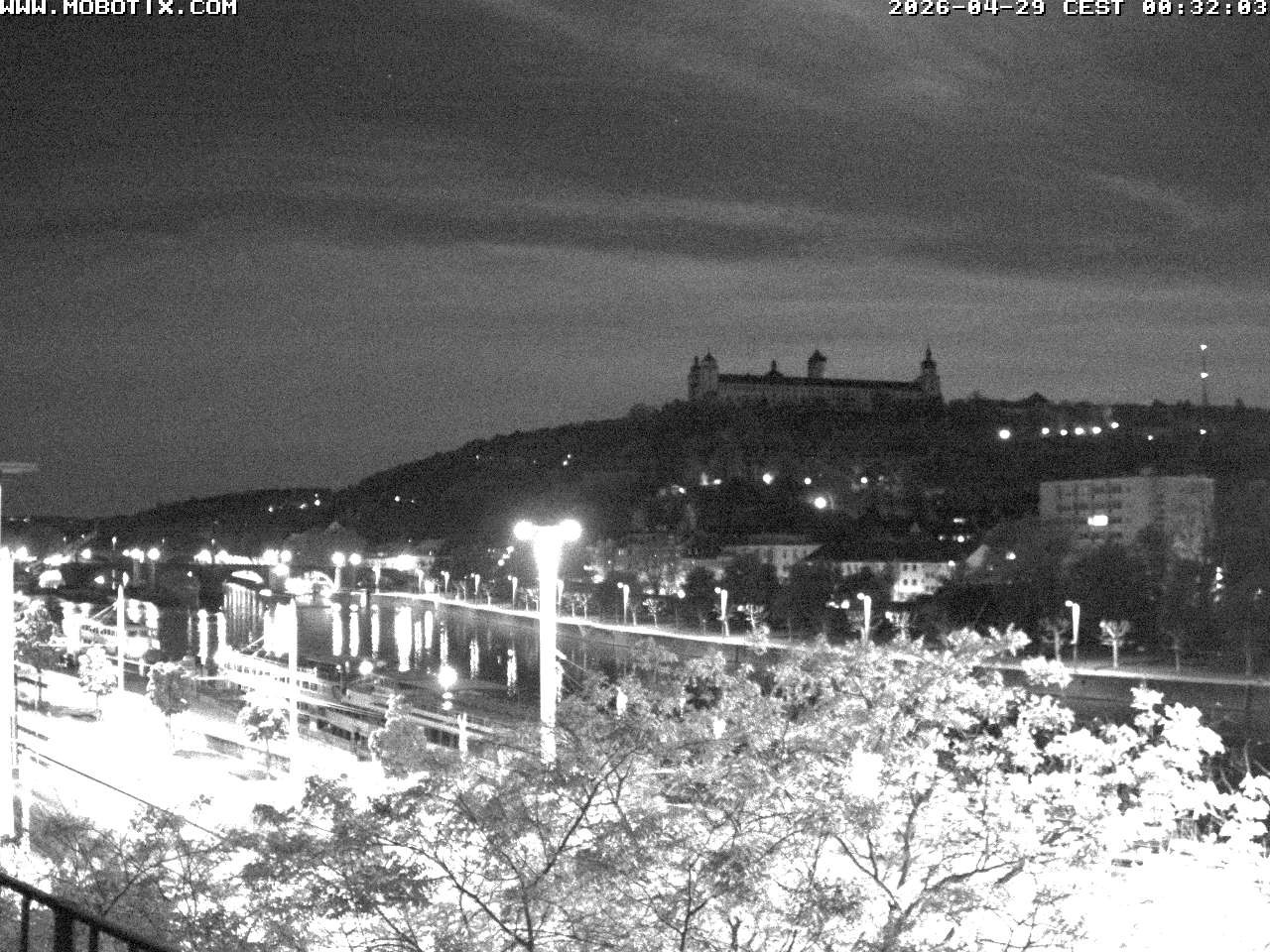 Archiv Foto Webcam Würzburg - Festung Marienberg
