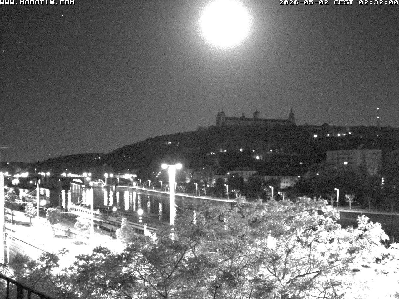 Archiv Foto Webcam Würzburg - Festung Marienberg