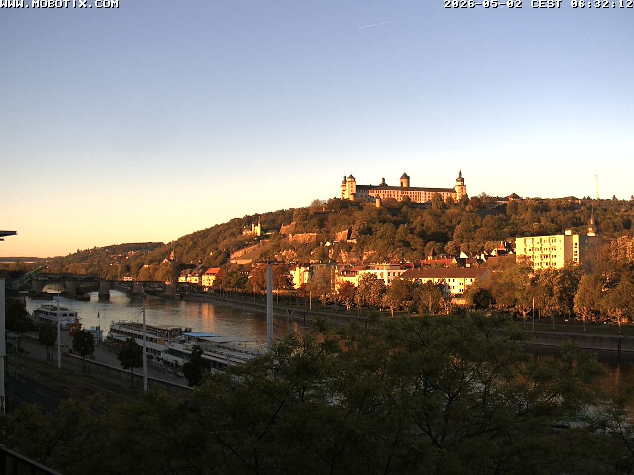 Archiv Foto Webcam Würzburg - Festung Marienberg
