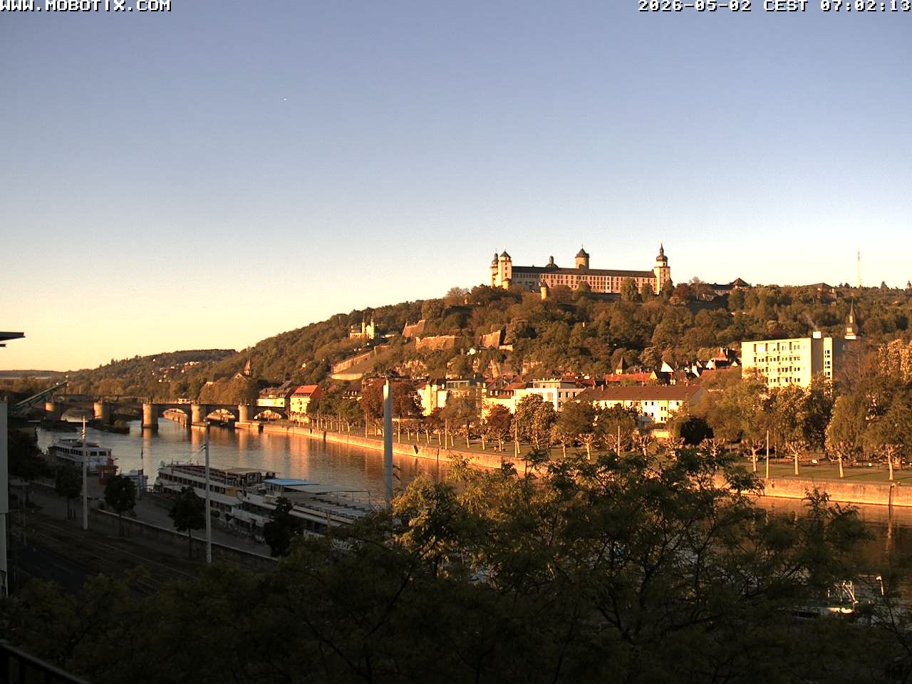 Archiv Foto Webcam Würzburg - Festung Marienberg