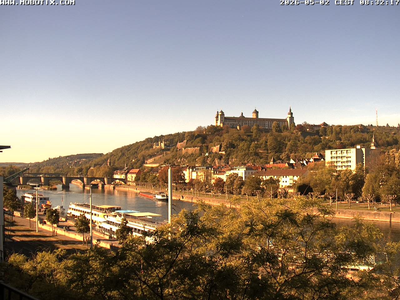 Archiv Foto Webcam Würzburg - Festung Marienberg
