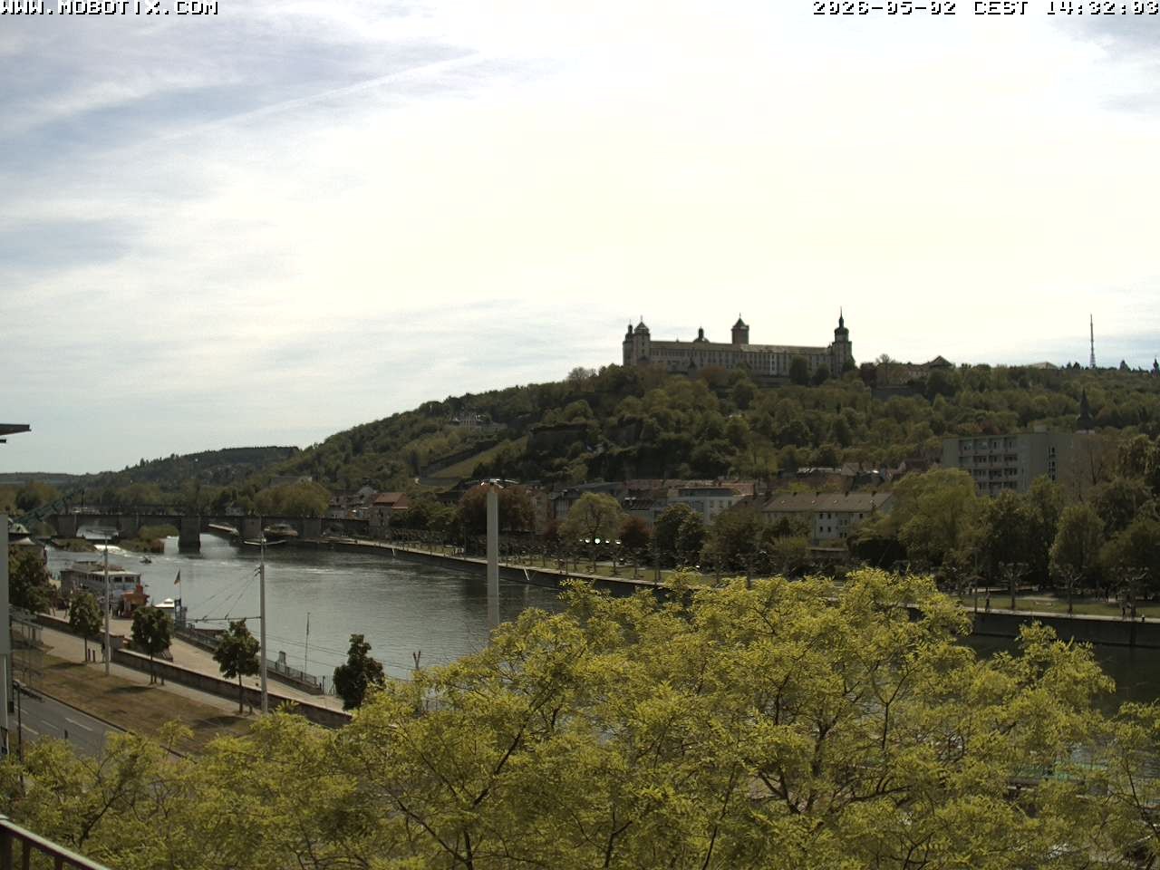 Archiv Foto Webcam Würzburg - Festung Marienberg