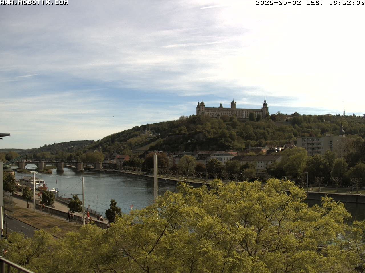 Archiv Foto Webcam Würzburg - Festung Marienberg