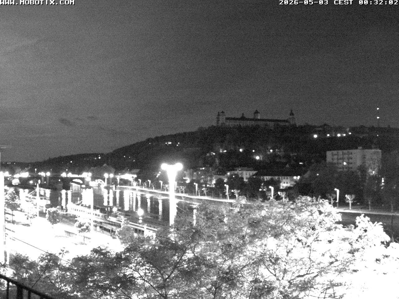 Archived image Webcam Fortress Würzburg, Bavaria