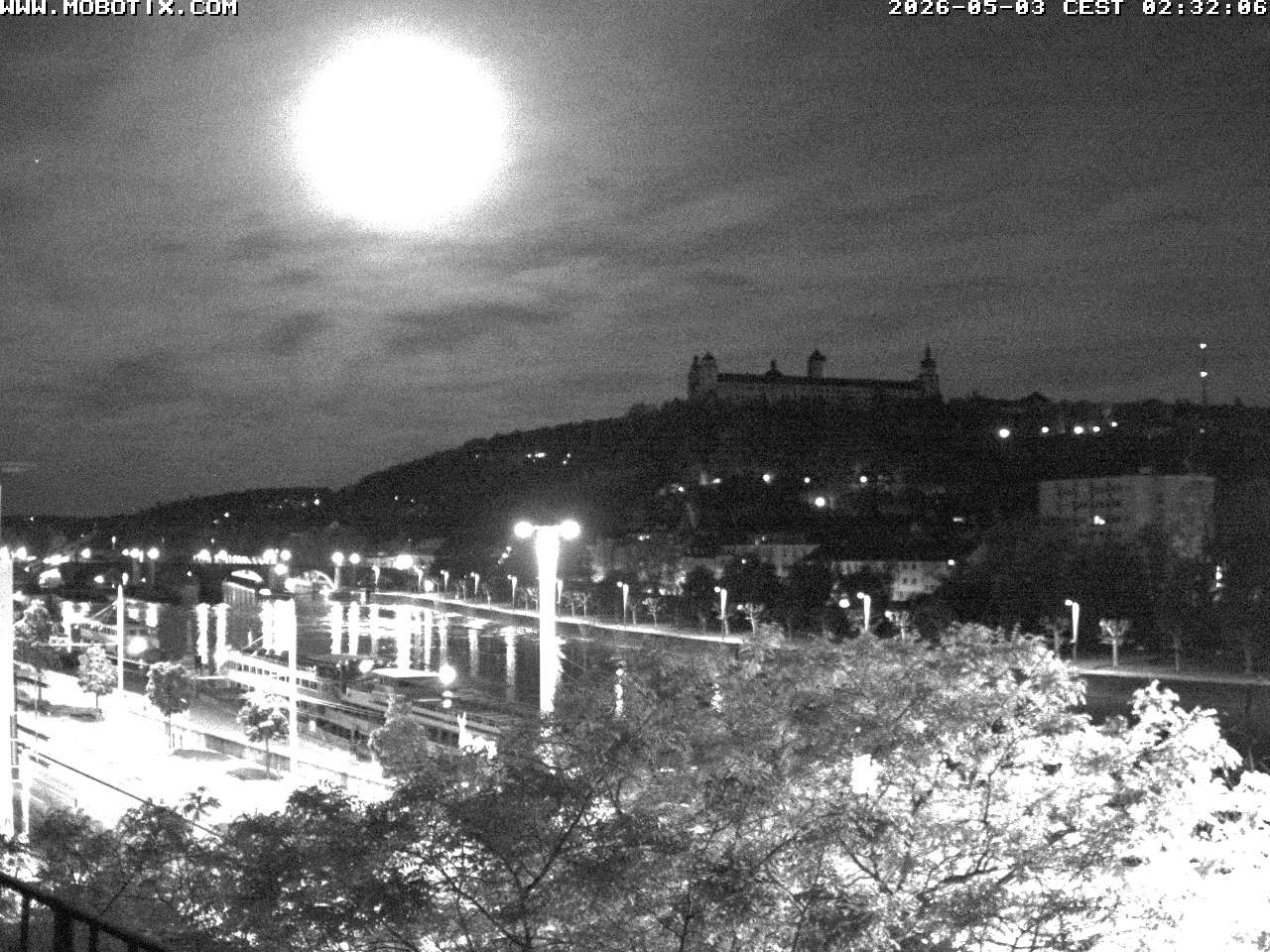 Archived image Webcam Fortress Würzburg, Bavaria