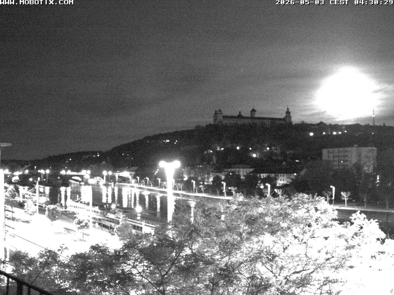 Archived image Webcam Fortress Würzburg, Bavaria