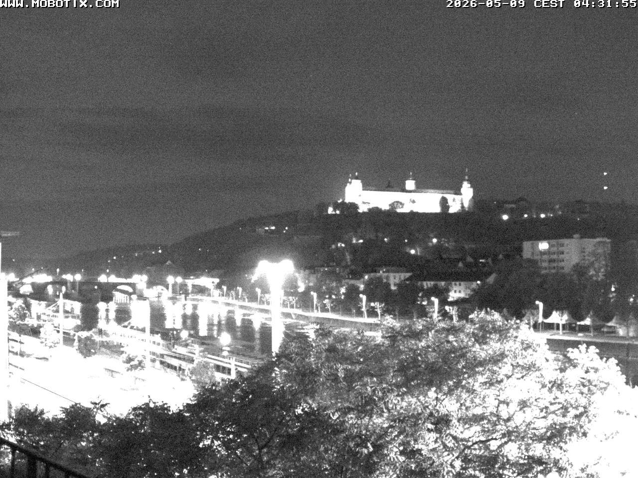 Archiv Foto Webcam Würzburg - Festung Marienberg