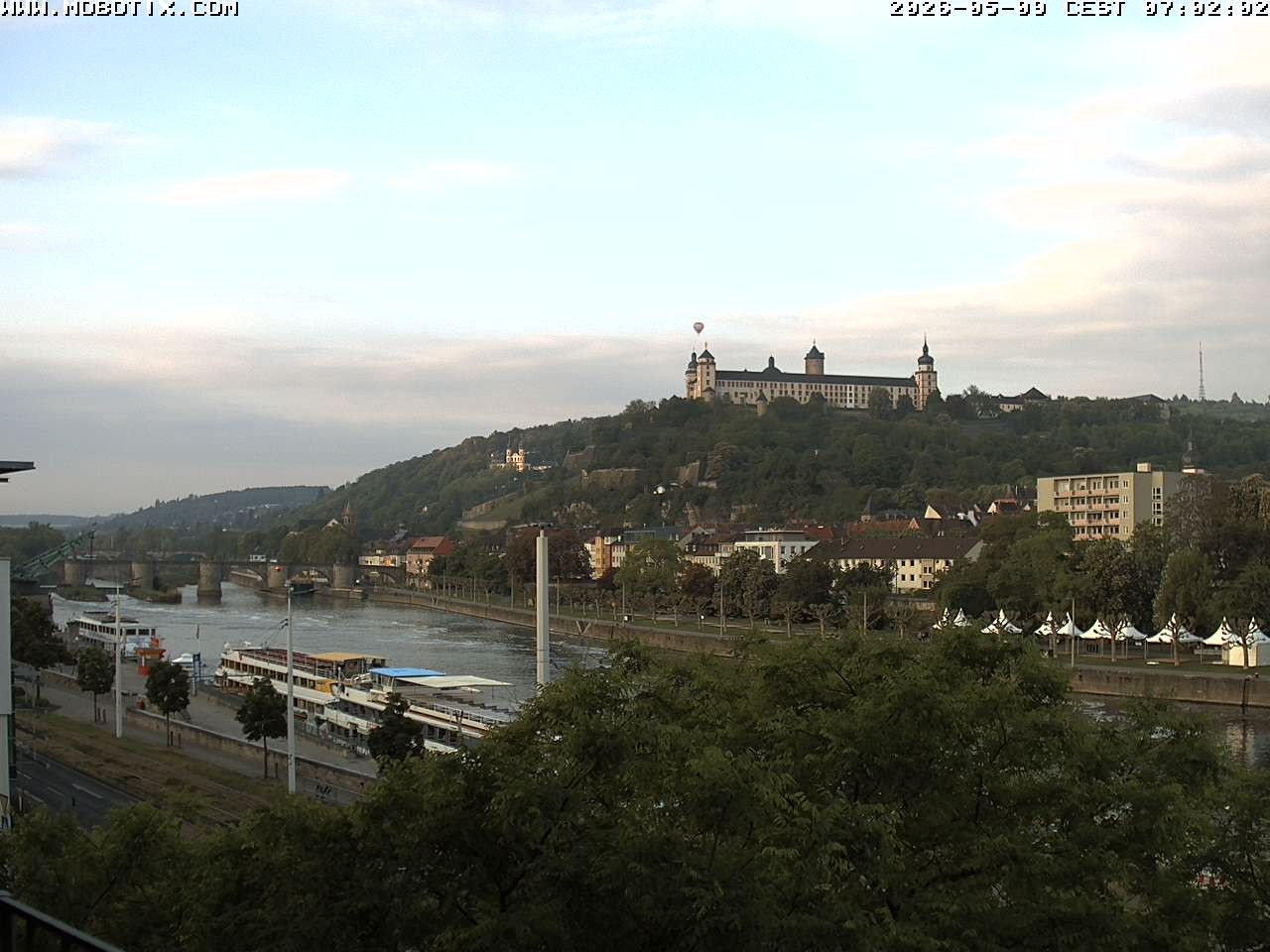 Archiv Foto Webcam Würzburg - Festung Marienberg