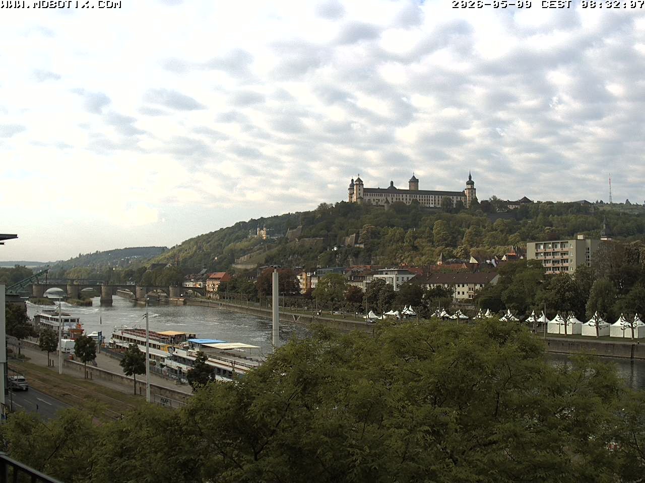 Archiv Foto Webcam Würzburg - Festung Marienberg