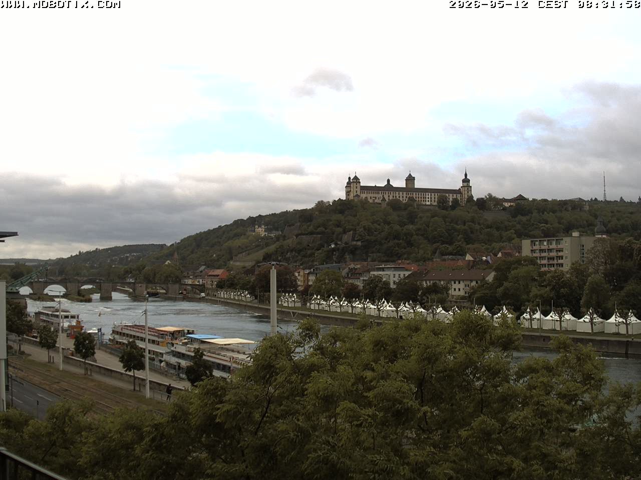 Archiv Foto Webcam Würzburg - Festung Marienberg