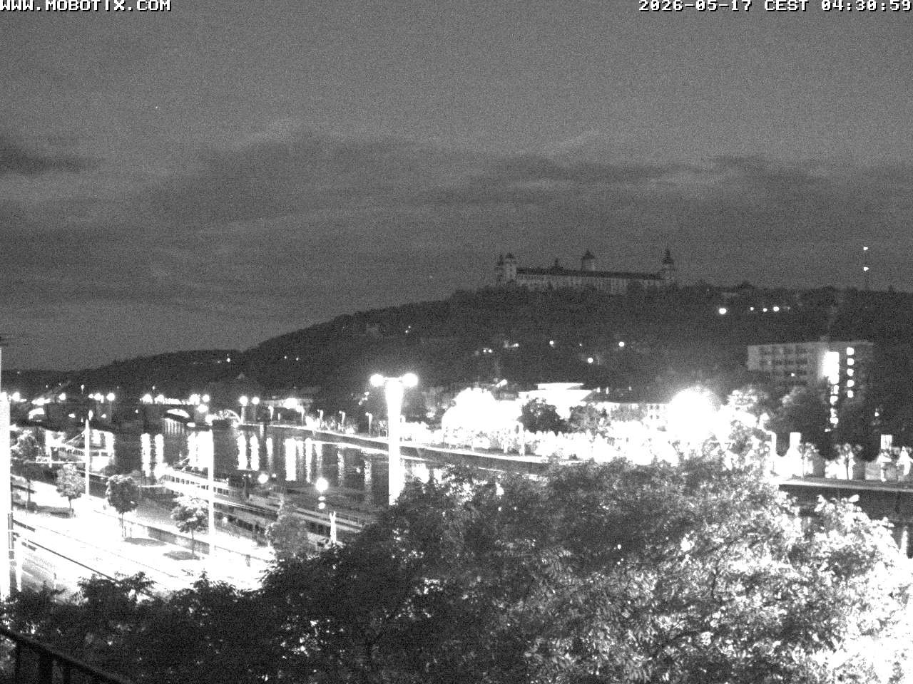 Archived image Webcam Fortress Würzburg, Bavaria