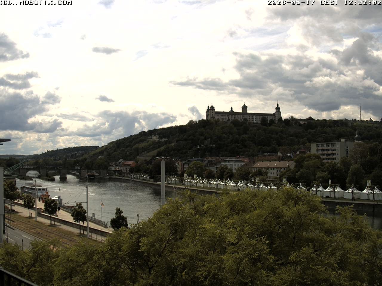 Archived image Webcam Fortress Würzburg, Bavaria