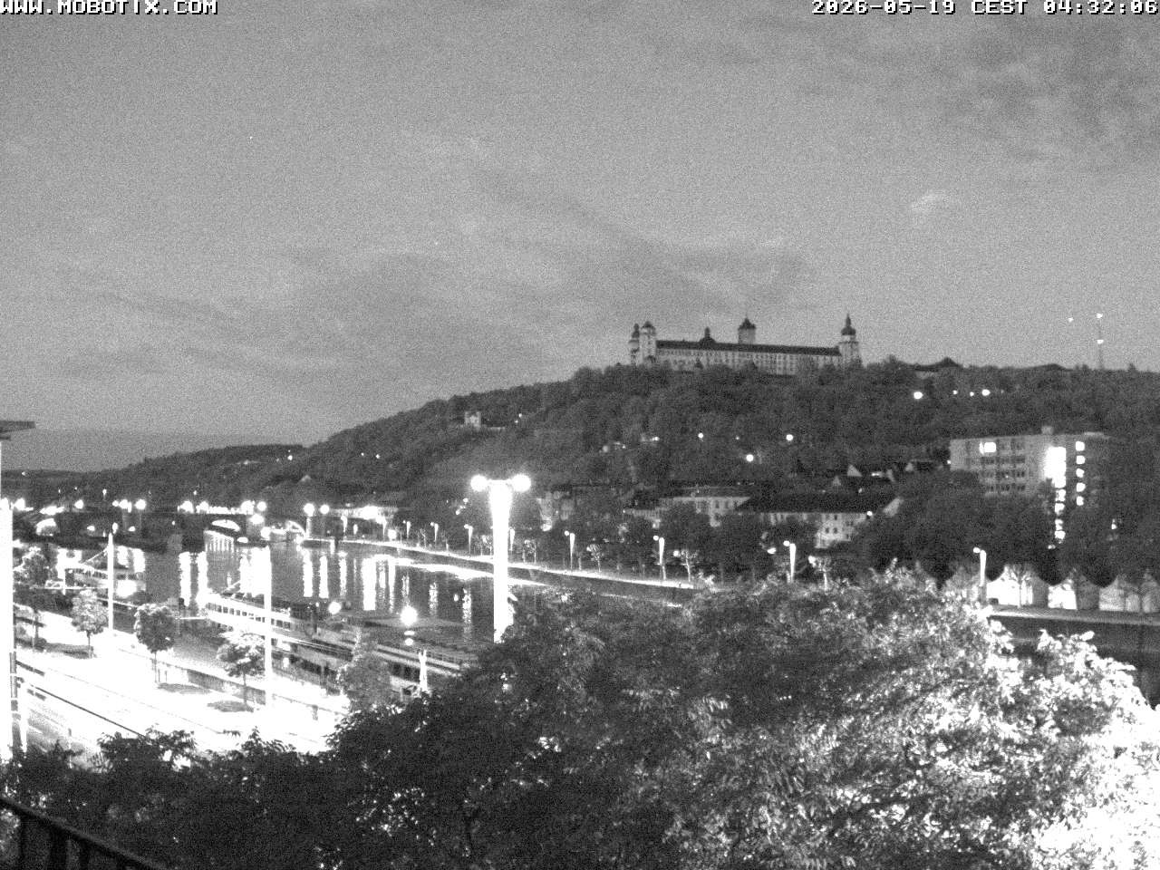 Archiv Foto Webcam Würzburg - Festung Marienberg
