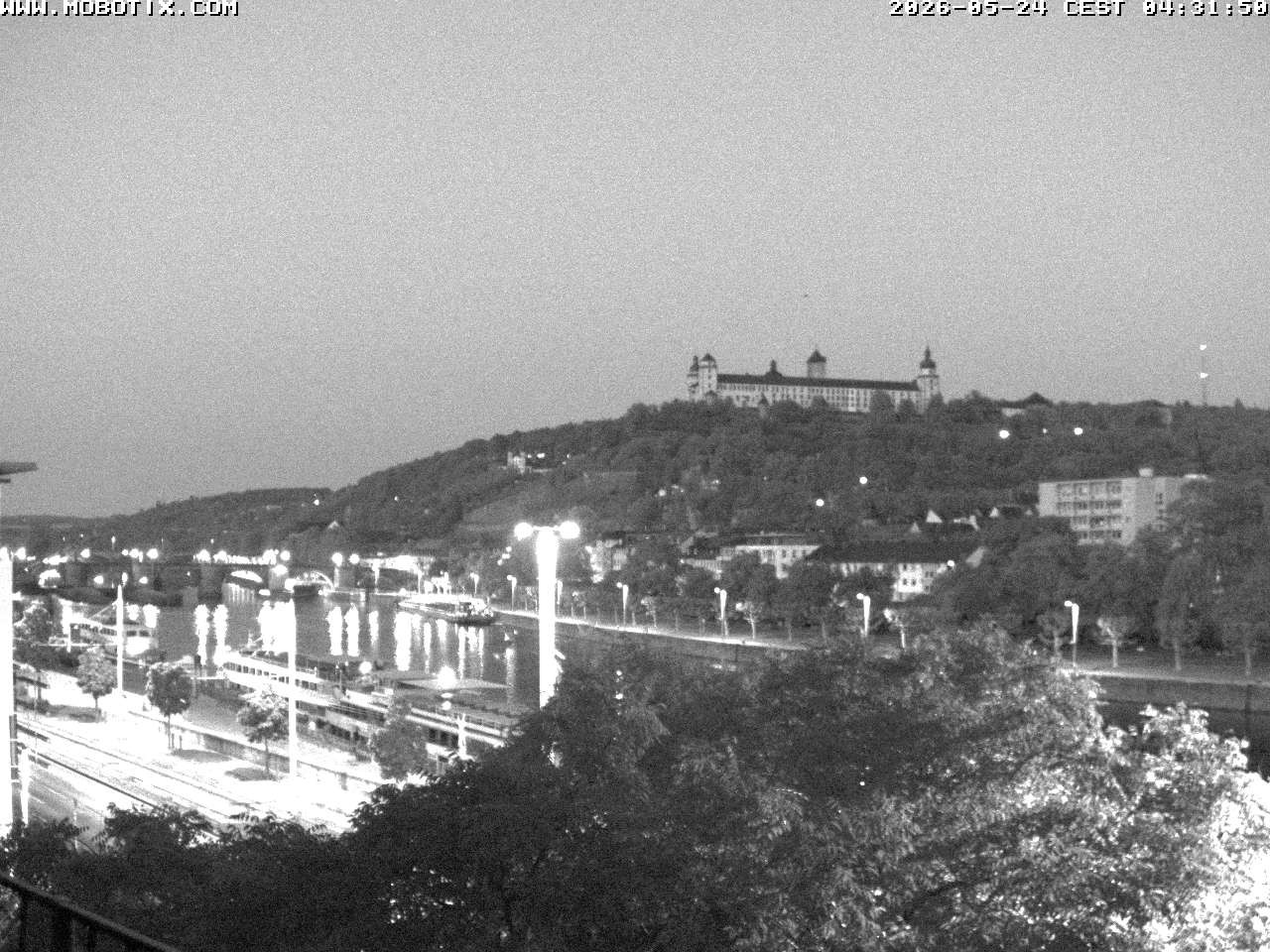 Archiv Foto Webcam Würzburg - Festung Marienberg