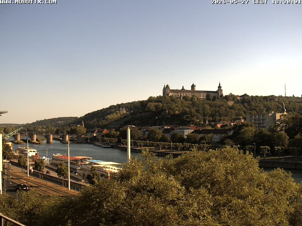 Archived image Webcam Fortress Würzburg, Bavaria