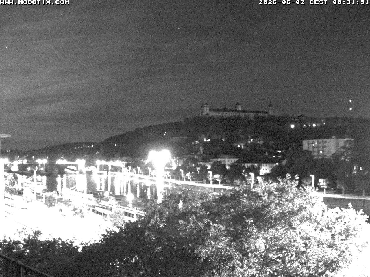 Archived image Webcam Fortress Würzburg, Bavaria