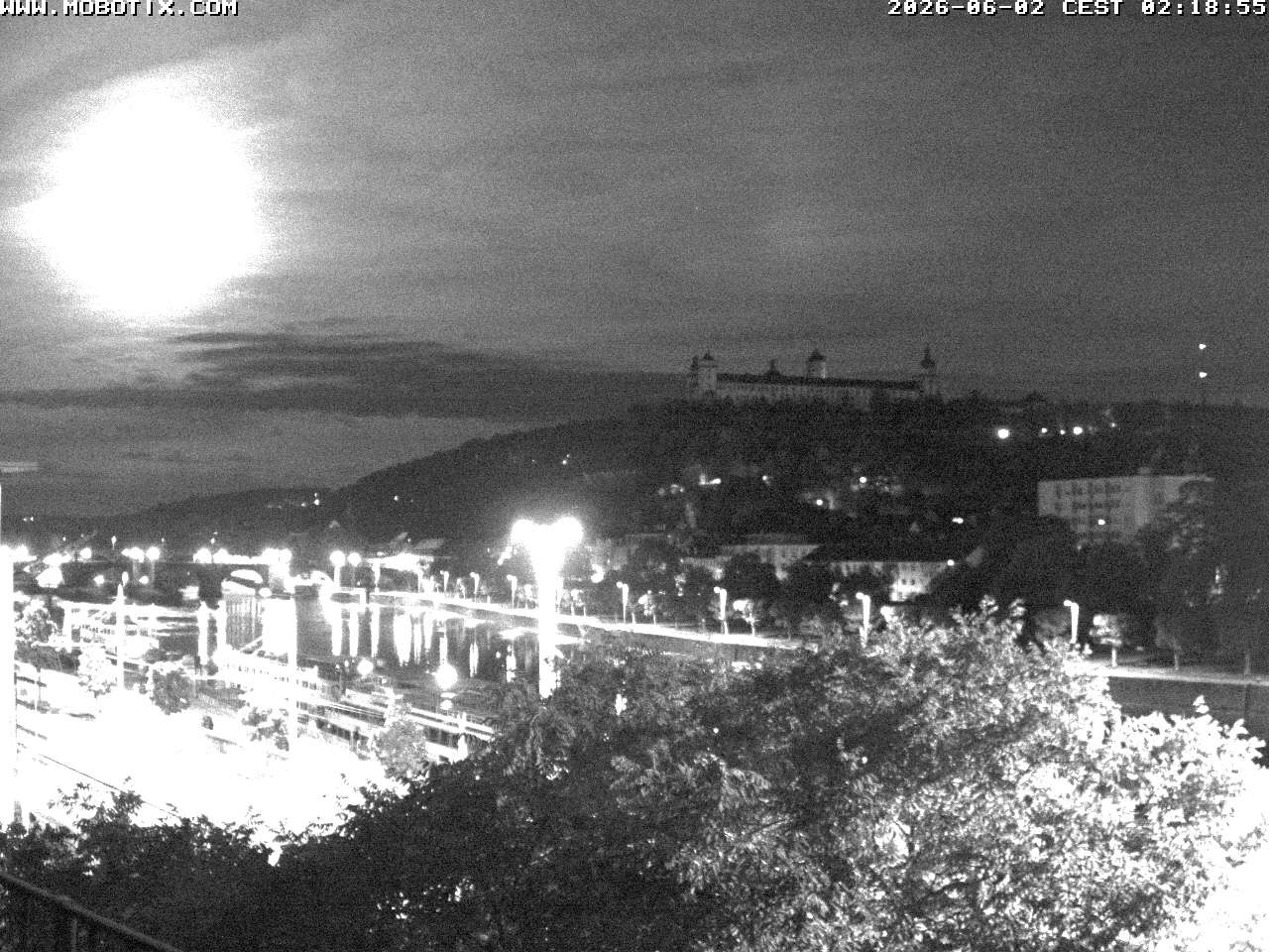 Archived image Webcam Fortress Würzburg, Bavaria