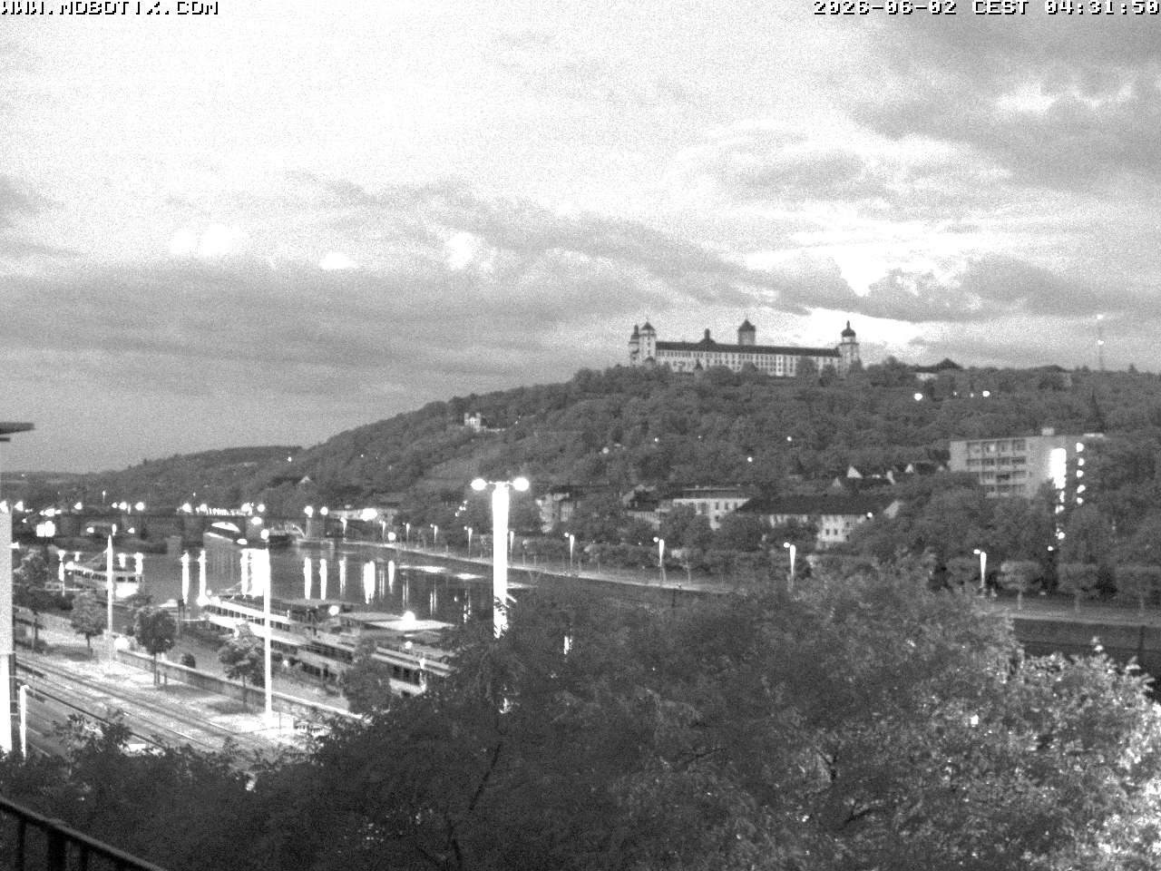 Archived image Webcam Fortress Würzburg, Bavaria