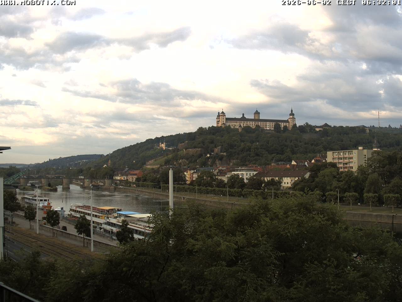 Archived image Webcam Fortress Würzburg, Bavaria