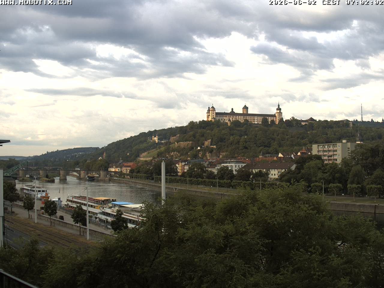 Archived image Webcam Fortress Würzburg, Bavaria