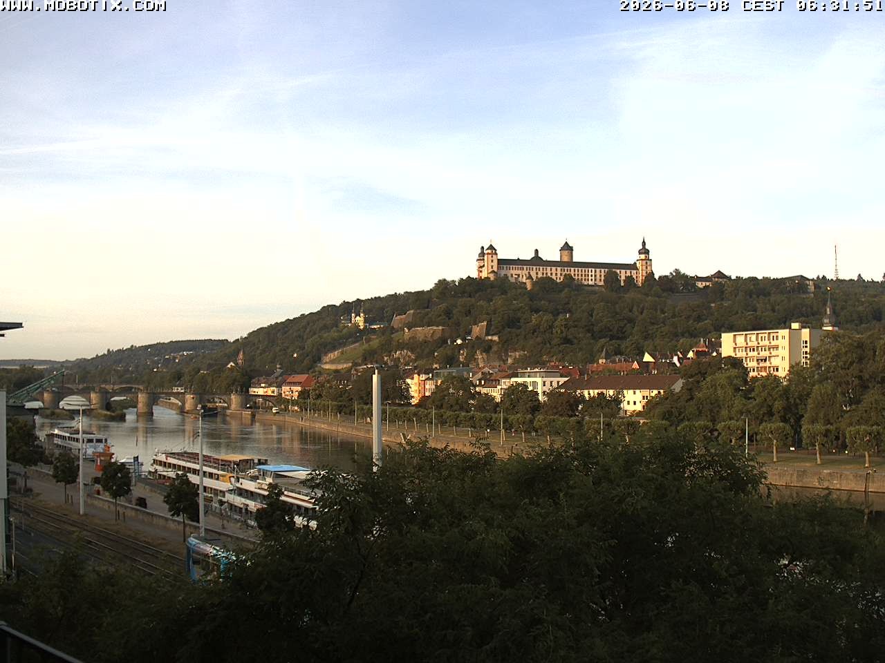 Archiv Foto Webcam Würzburg - Festung Marienberg